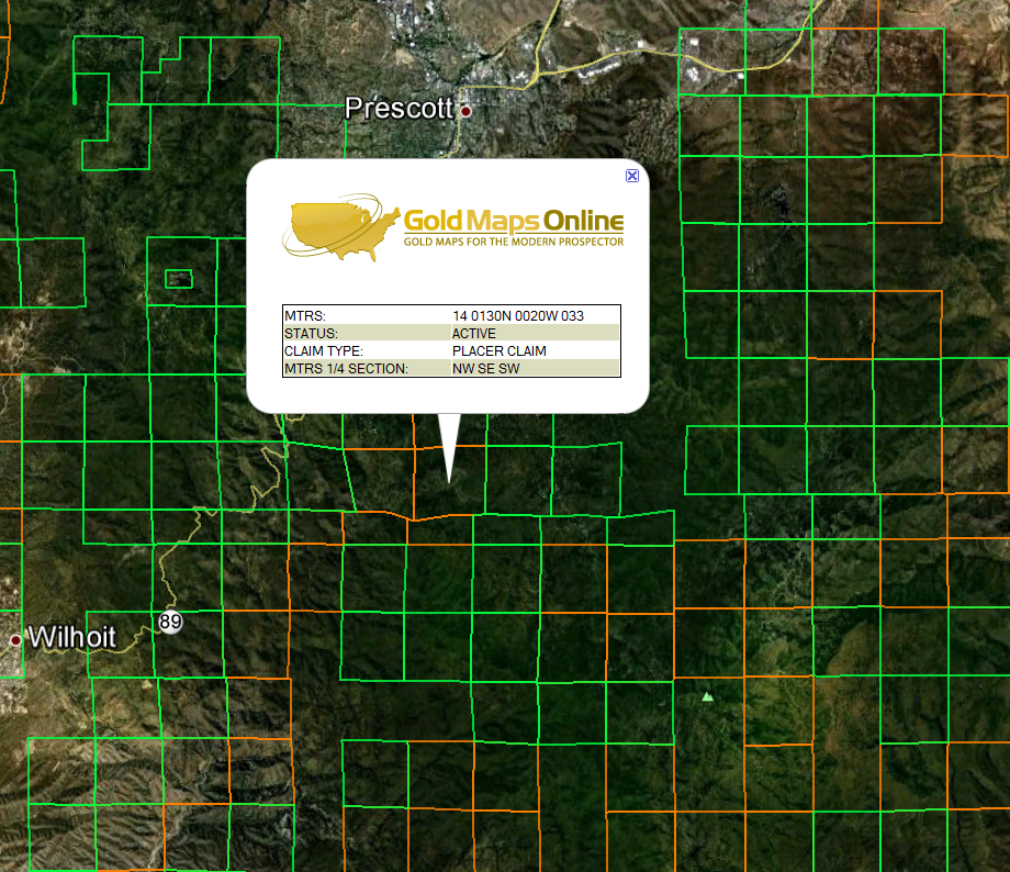 Arizona Gold Maps